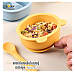 KY Baby Silicone Suction Bowl - Orange (KY ចានទារកជ័រស៊ីលីកូន  - ពណ៌ទឹកក្រូច)